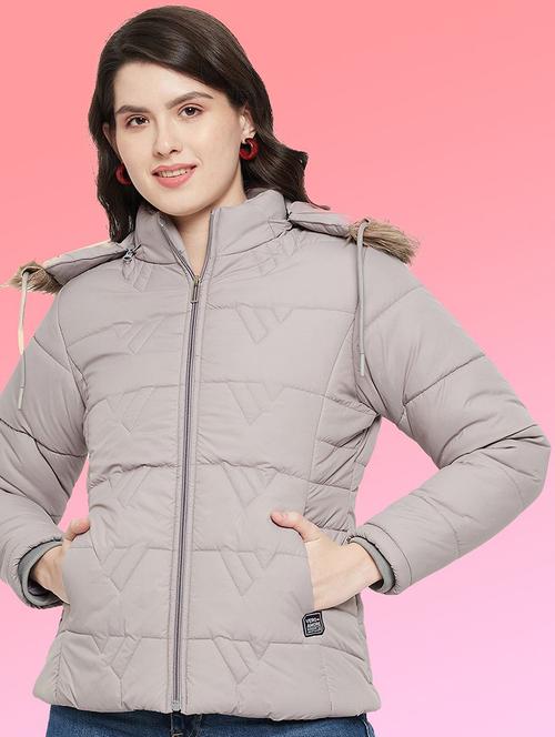 women long sleeve hooded quilted jacket - 22263690 - Very Small Image - 1