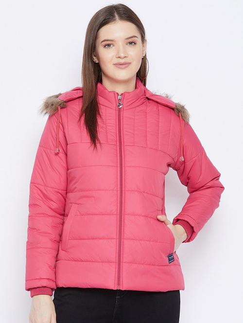 women long sleeve hooded quilted jacket - 22263817 - Very Small Image - 1