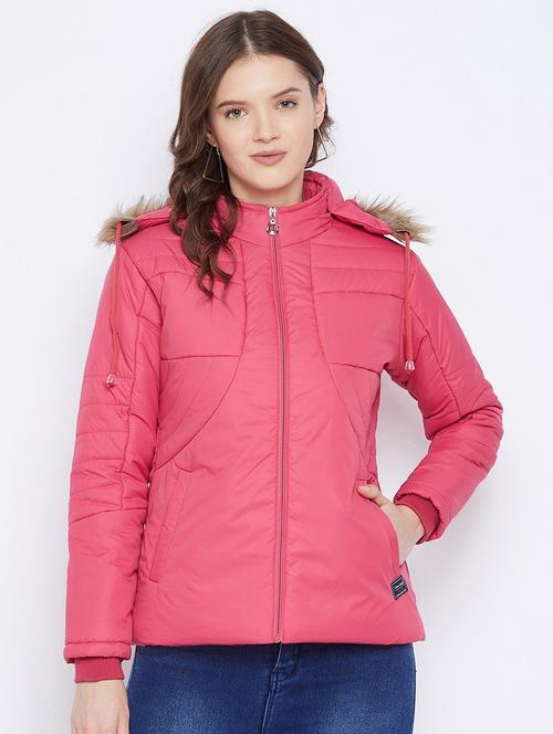 women long sleeve hooded quilted jacket - 22263835 - Very Small Image - 1