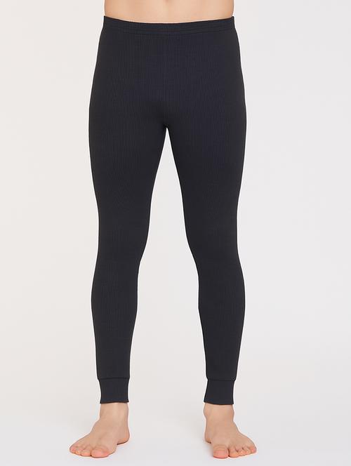 men solid mid rise thermal bottom - 22263953 - Very Small Image - 1