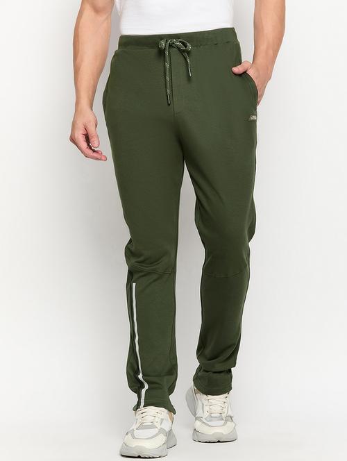 men solid mid rise regular fit track pant - 22264054 - Very Small Image - 1