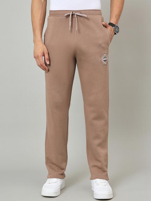 men solid mid rise regular fit track pant - 22264066 - Very Small Image - 1