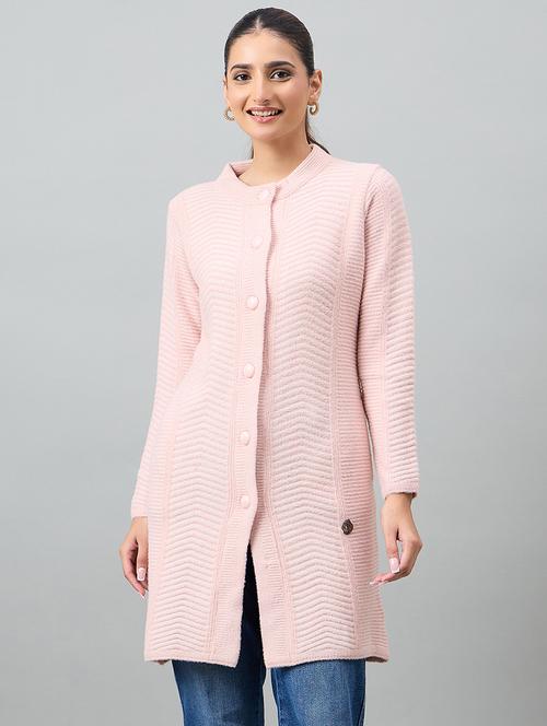 women self designed long sleeve cardigan - 22264339 - Very Small Image - 1