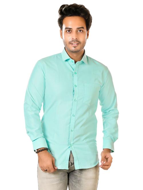 men solid long sleeve regualr fit casual shirt - 22264484 - Very Small Image - 1