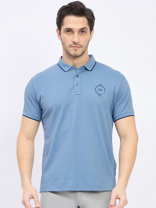 men solid short sleeve regular fit polo t-shirt - 22264592 - Very Small Image - 1