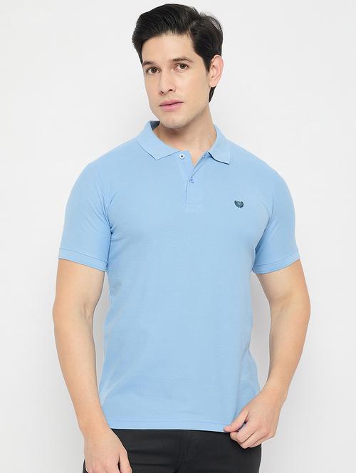 men solid short sleeve slim fit polo t-shirt - 22264617 - Very Small Image - 1