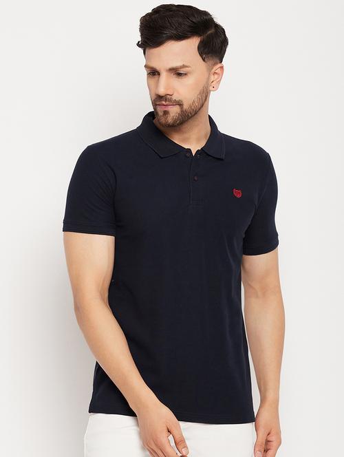 men solid short sleeve regular fit polo t-shirt - 22264647 - Very Small Image - 1