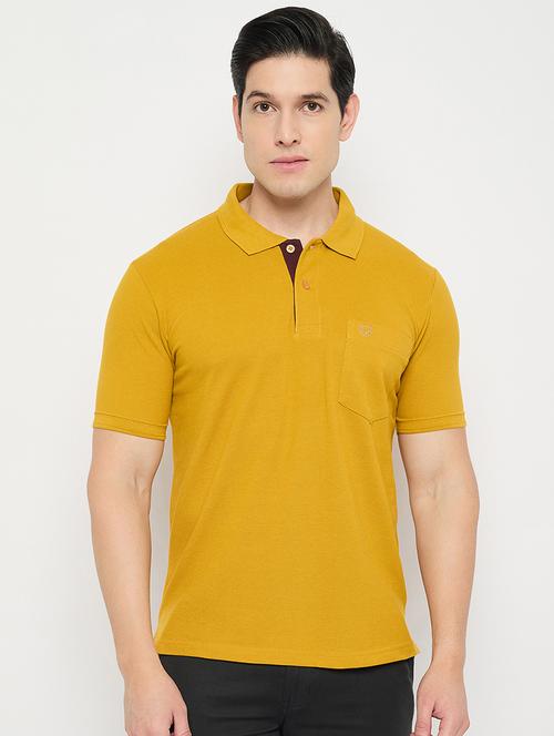 men solid short sleeve regular fit polo t-shirt - 22264650 - Very Small Image - 1