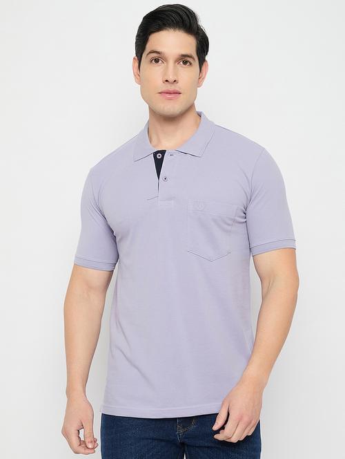men solid short sleeve regular fit polo t-shirt - 22264651 - Very Small Image - 1