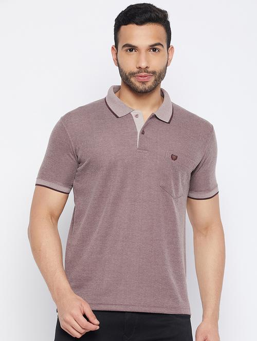 men solid short sleeve slim fit polo t-shirt - 22264654 - Very Small Image - 1