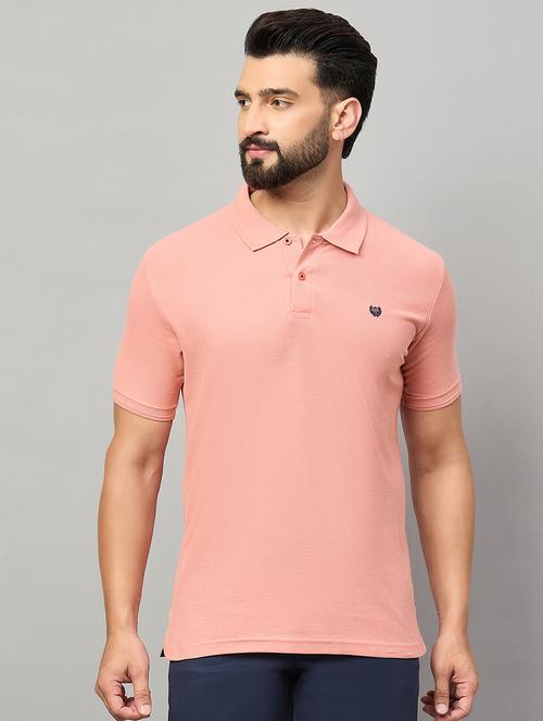 men solid short sleeve polo t-shirt - 22264684 - Very Small Image - 1