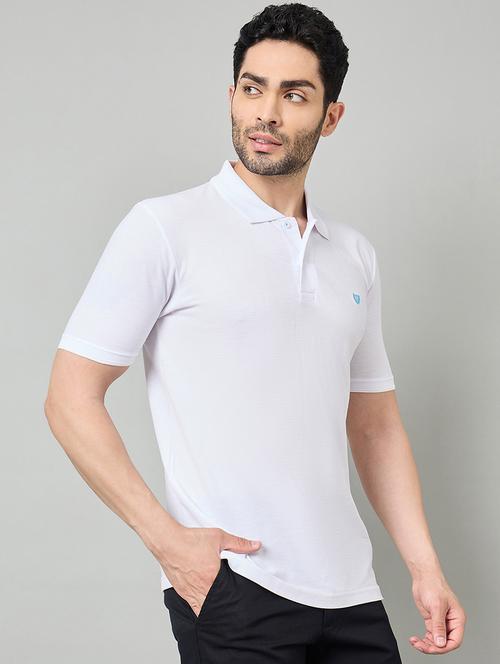 men solid short sleeve polo t-shirt - 22264688 - Very Small Image - 1