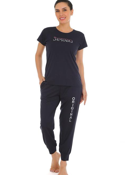 women printed nightwear pyjama set - 22272500 - Very Small Image - 1