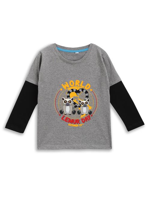 girls printed long sleeve tee - 22275704 - Very Small Image - 1