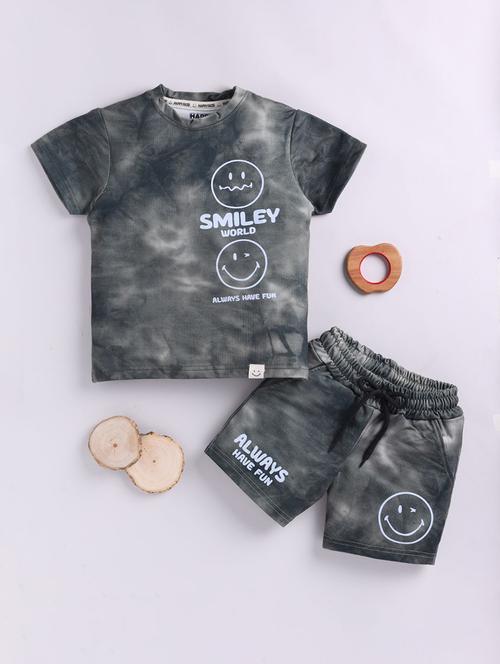 kids printed shorts co-ord set - 22276636 - Very Small Image - 1