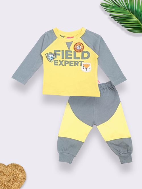 boys printed full length co-ord set - 22277147 - Very Small Image - 1