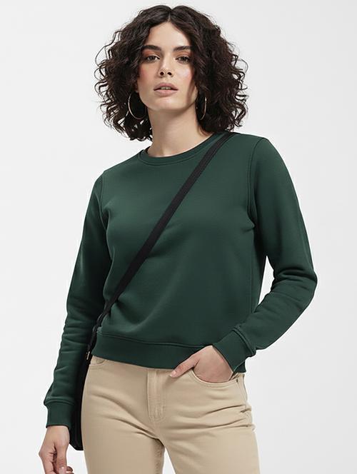women solid long sleeve sweatshirt - 22279220 - Very Small Image - 1
