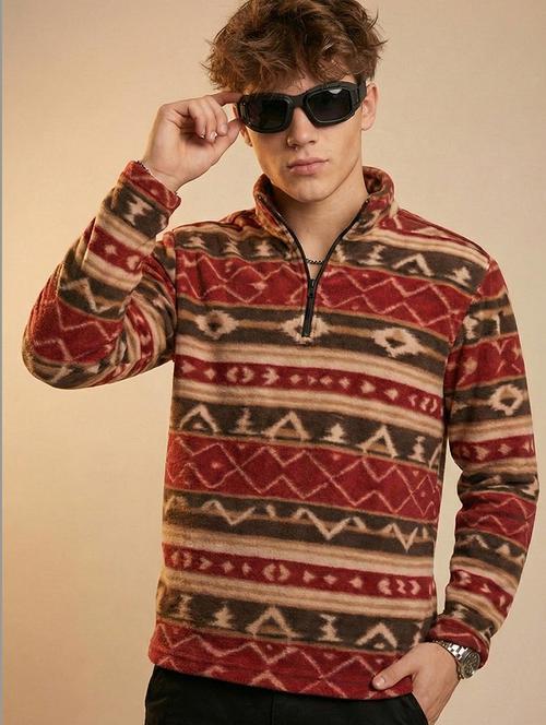men printed long sleeve regular fit sweatshirt - 22280438 - Very Small Image - 1