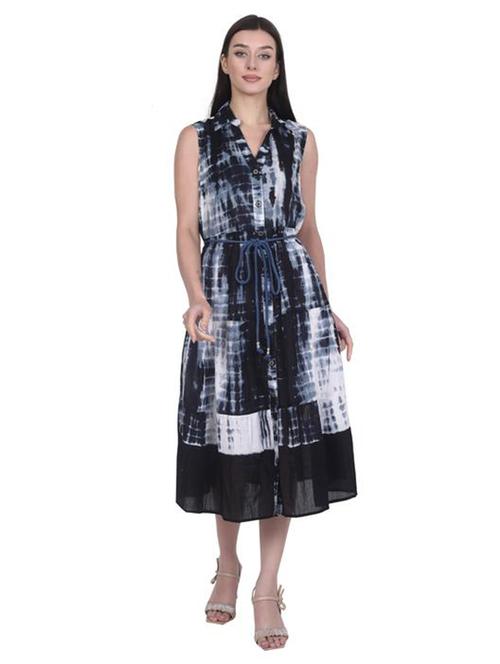 Women Printed Sleeveless Tiered Dress - 22282141 - Very Small Image - 1