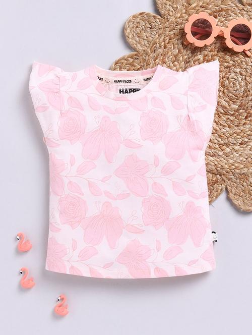 girls printed cap sleeve tee - 22283233 - Very Small Image - 1