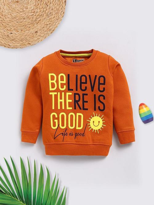 kids printed long sleeve sweatshirt - 22283381 - Very Small Image - 1