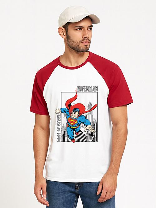 Men Color Block Raglan Sleeve Regular Fit T-shirt - 22285131 - Very Small Image - 1
