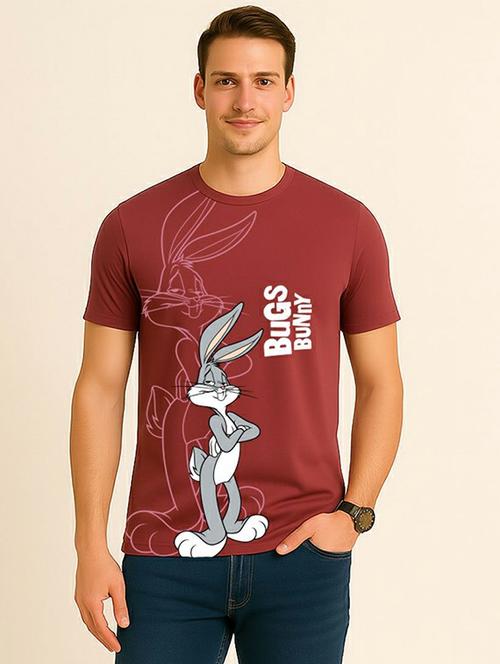 Men Printed Short Sleeve Regular Fit T-shirt - 22285136 - Very Small Image - 1