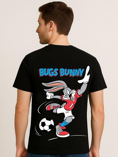 men front & back print short sleeve regular fit t-shirt - 22285154 - Very Small Image - 1