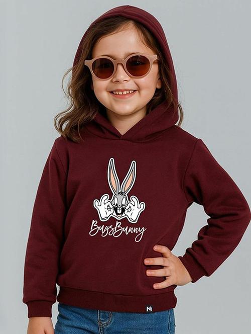 girls printed long sleeve hooded sweatshirt - 22285160 - Very Small Image - 1
