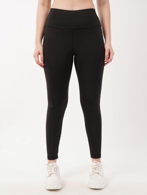women solid high rise ankle length legging - 22288626 - Very Small Image - 1
