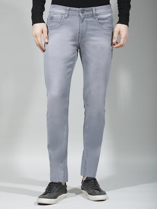 men washed mid rise full length slim fit jeans - 22290450 - Very Small Image - 1