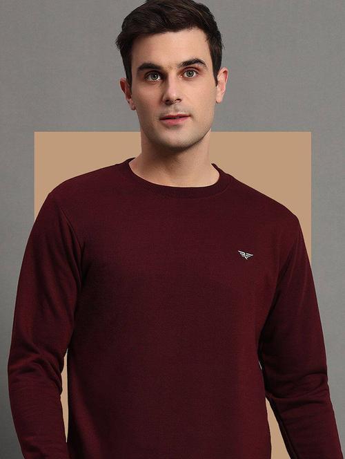 men solid long sleeve regular fit sweatshirt - 22291698 - Very Small Image - 1