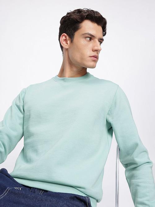 men solid long sleeve regular fit sweatshirt - 22291703 - Very Small Image - 1