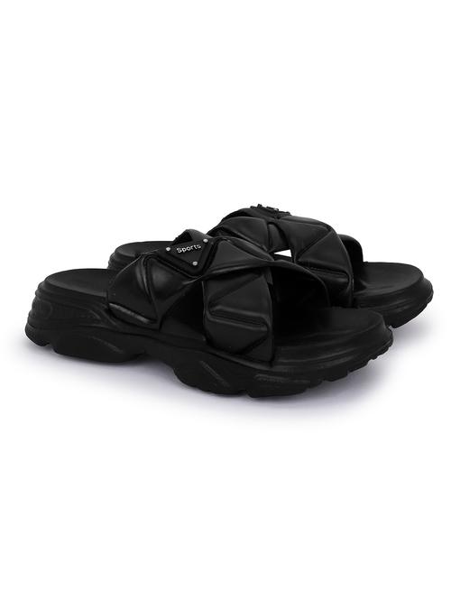 women solid slip on slides - 22295036 - Very Small Image - 1