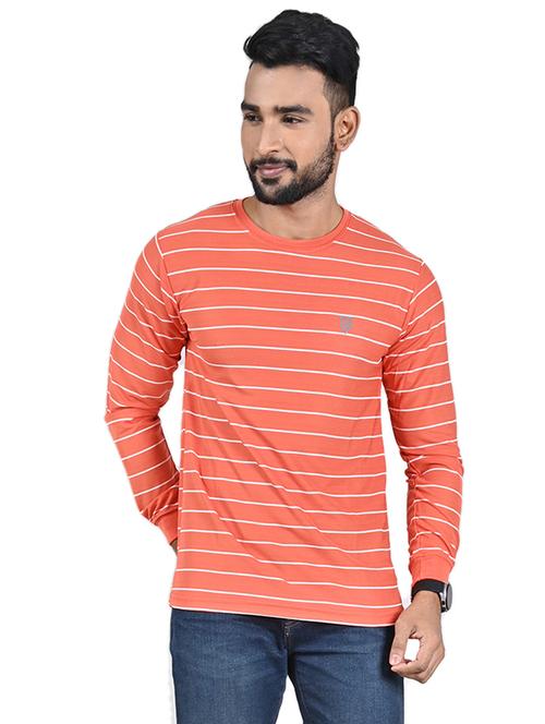 men striped long sleeve slim fit t-shirt - 22299337 - Very Small Image - 1