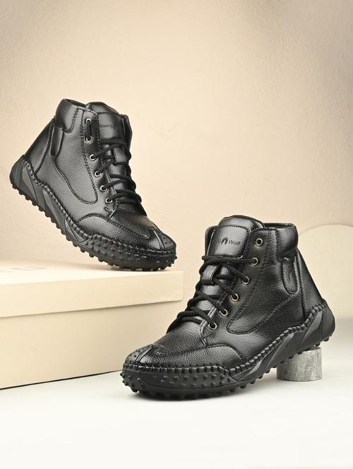 men black lace up boot - 22299455 - Very Small Image - 1
