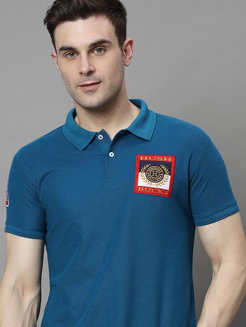 men solid short sleeve slim fit polo t-shirt - 22300125 - Very Small Image - 1