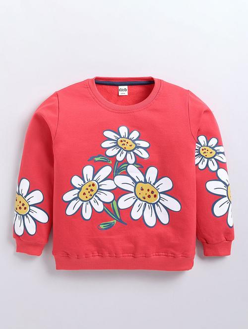 Girls Front Print Long Sleeve Sweatshirt - 22303047 - Very Small Image - 1