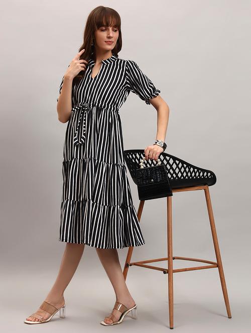 women striped tulip sleep tiered dress - 22308367 - Very Small Image - 1
