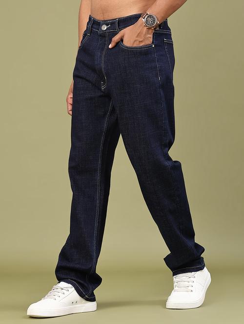 men plain mid rise full length jeans - 22309946 - Very Small Image - 1