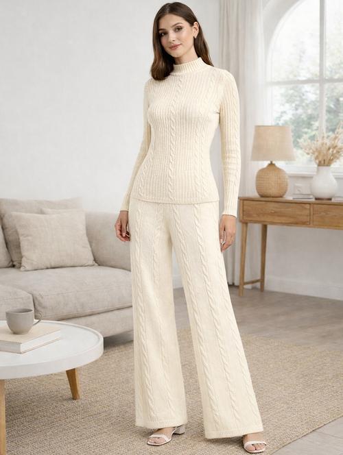 women solid winter wear co-ord set - 22312661 - Very Small Image - 1