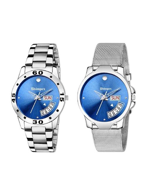 classic edge analog watch combo - 22314080 - Very Small Image - 1