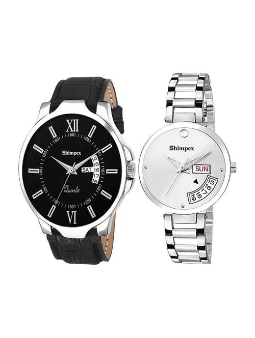classic edge analog watch for couple - 22315147 - Very Small Image - 1