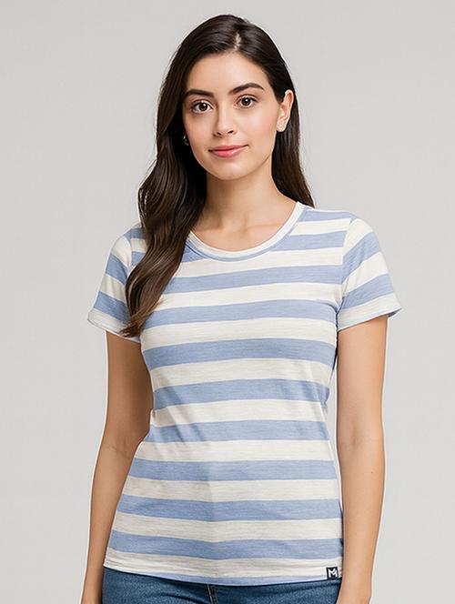 women striped short sleeve t-shirt - 22315923 - Very Small Image - 1