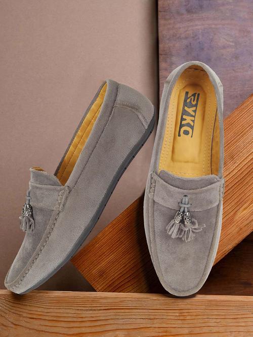 men grey slip on loafer - 22317492 - Very Small Image - 1