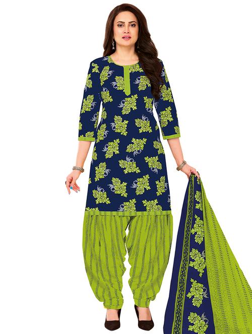 women printed unstitched suit set - 22317880 - Very Small Image - 1