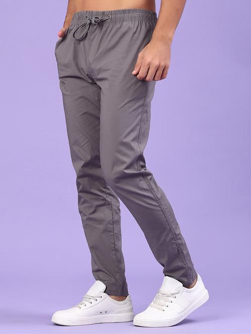 men solid mid rise chinos casual trouser - 22319164 - Very Small Image - 1