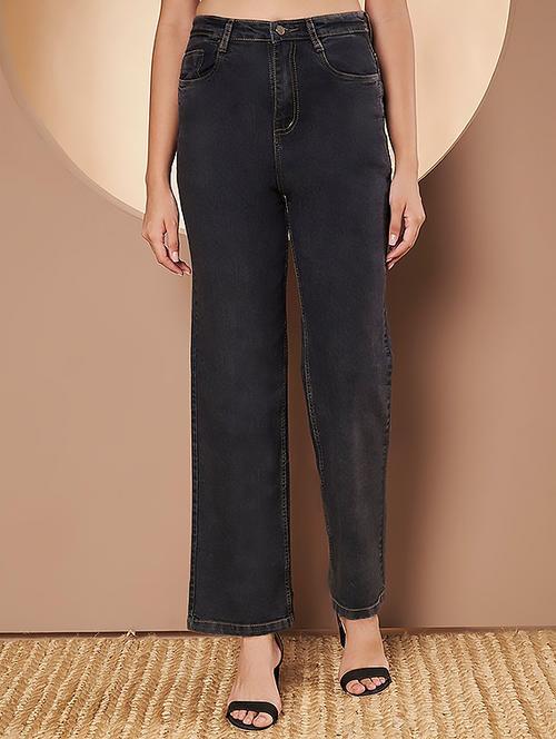 women solid high rise bootcut jeans - 22319284 - Very Small Image - 1