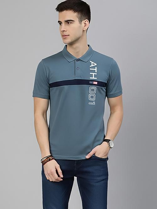 men printed short sleeve regular fit polo t-shirt - 22319972 - Very Small Image - 1