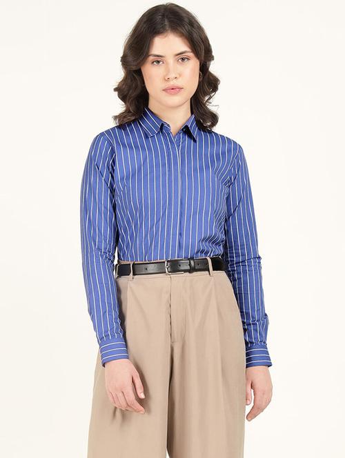 women collared long sleeve regular fit shirt - 22320685 - Very Small Image - 1